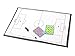 Pure Vie Football Coaches Tactical Board, Portable Soccer Magnetic Tactics Strategy Notebook Football Coaching Clipboard - Sport Training Assistant Equipment KIt with Player Markers, Pen and Eraser
