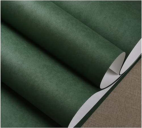 Papier peint intissé vert pour chambre et arrière-plan TV chic