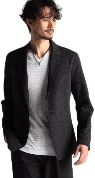 Amazon | [ニコルクラブフォーメン] 3Dメッシュ ナローラペルデザイン