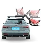 TOOENJOY Heavy-Duty Kayak Lift Assist Roof Rack, 45 KG Capacity Kayak Canoe Rooftop Loader, Elevating Assist System for Easy Loading, Black