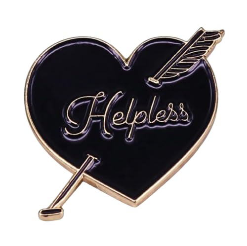 Badge Hamilton Eliza Love Song en émail de 3 cm avec flèche de Cupidon