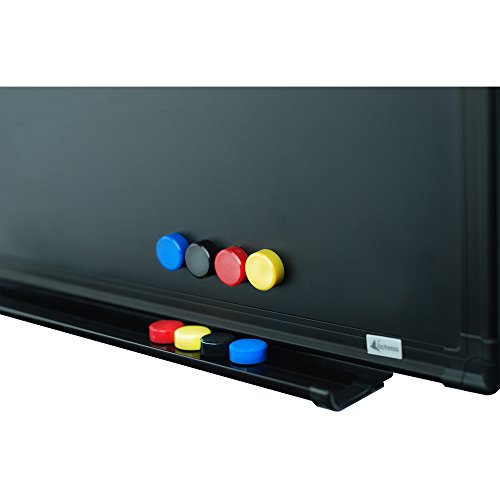 Lockways 36" X 24" Magnetic Chalkboard Black Board, Magnetic Bulletin Blackboard| Wall Mounted Message Presentation Memo Board 3 X 2 Feet #TOP3