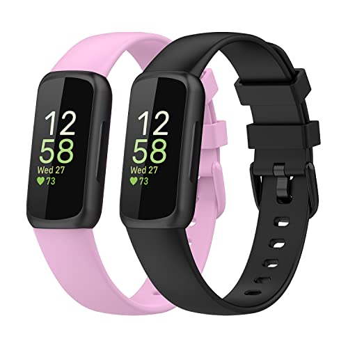 [2 Pack] NOOETAH oh K Compatible for Fitbit Inspire 3 tLVuVJQp xg (ubN+p[v)