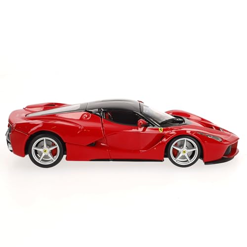 Miniatura 3 de Bburago - Ferrari Laferrari Rossa, Coche Diecast A Escala 1:24, Réplica Detallada Del Hiperdeportivo Italiano, Maletero Que Se Abre, Licencia Oficial Ferrari, Edad Recomendada A Partir De 3 Años.