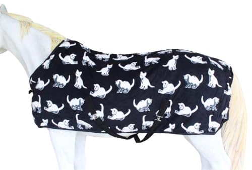 Image of Challenger Horse Soft Fleece Cooler Exercise Blanket Wicks Moisture Winter Liner 43EE02