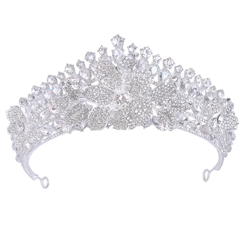 Accessoires de coiffure couronne de mariée Healvian diadème strass bal