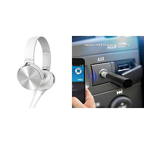 HOC XB 450 Wired Headphones & S 450 car Bluetooth Compatiable with All