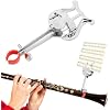 Clarinet Lyre, Trombone Lyre Clip Metal Plating Clamp-On Music Clip Trumpet Trombone Sheet Music Clip General Musical Instruments Accessories for Beginners and Professionals 6.1 x 2.08 inch