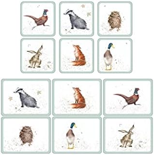 Pimpernel Wrendale Designs - Set of 6 Placemats and Coasters (X0010568739, X0010268739)