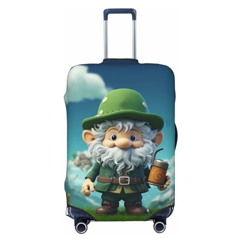 Luggage Cover Travel Suitcase Cover Elastic Suitcase Protector Cover Gnome Luggages Protector Anti-Scratch Luggages Decorative Cover for Adult (18-32 inch)