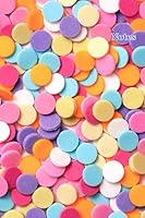 Notes: Ruled, Blank Notebook, 6 x 9 Inches, Glossy Cover. Can be used for Gratitude Journals, Goal Lists, and Diaries. Abstract. 1940146666 Book Cover