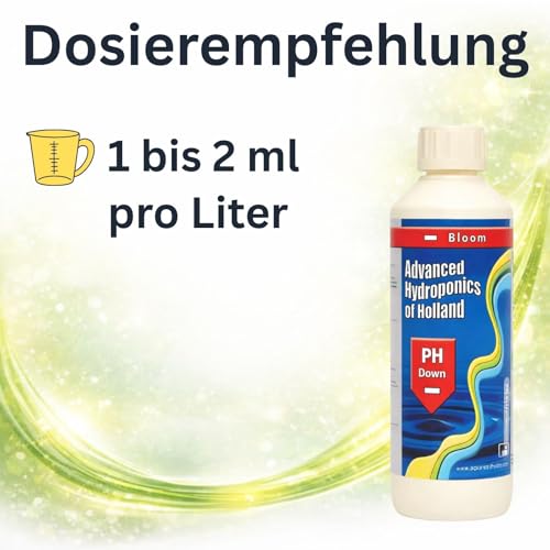 Weedness Advanced Hydroponics pH Minus solution nutritive testeur de pH - 3