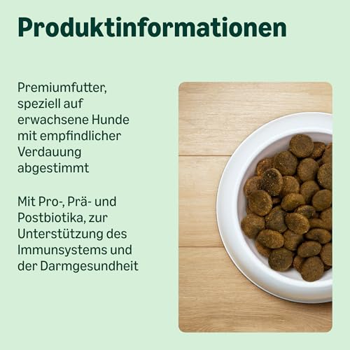 by Amazon Premium Trockenfutter für Hunde Adult Sensitive Lamb, 3 kg, 1er Pack (1 x 1 Stück)-2