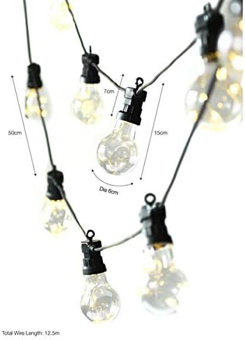 Garden Trading Festoon Lights with 20 Bulbs