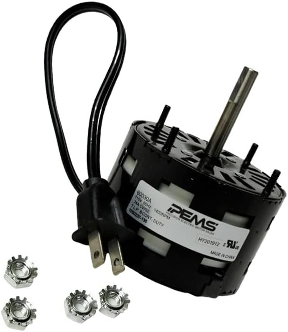 (BL) New 600300 Electric Fan Motor for Penn Ventilator