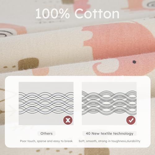 Image of Yoofoss Baby Sleep Sack 24-36 Months Wearable Blanket for Babies 100% Organic Cotton 2-Way Zipper TOG 0.5 Toddler Sleeping Sack 3 Pack, Sleep Sacks