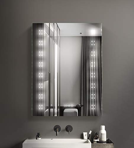 FOMAYKO LED-beleuchteter Badezimmer-Spiegelschrank Cover