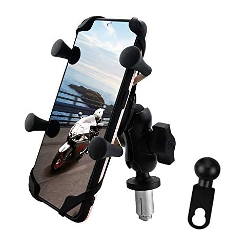 Motorcycle Phone Holder Motorbike Cell Phone Mount Navigation Camera Recorder Bracket Compatible with GSXR 1000 600 PCX 125 Ninja 300 Hayabusa GSX1300R S1000RR CBR 250RR Cover