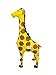 Pinatas Giraffe
