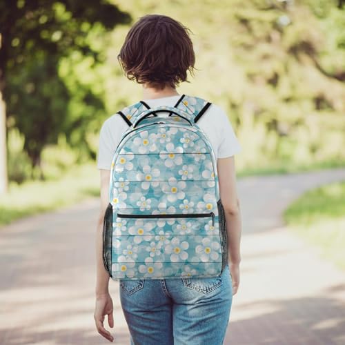 Sac d'école bleu multicolore 40cm résistant pour ados actifs