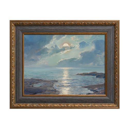 FOLKOR Classic Canvas Frame for 24x30 Oil Paintings Art Prints,Bronze Gold