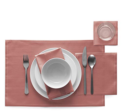 Servilletas de algodón MY DRAP Dusty Pink 25 unidades miniatura 2