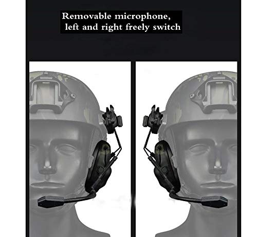 Jffcestore Helmet Way Tactical Headset Earmuff No Noise Reduction For Z.tactical Series Ptt (Tan) #TOP2