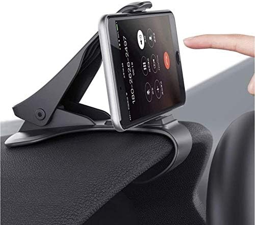 Automobile Cellphone Mount, MANORDS Sturdy Dashboard Automobile Cellphone Clip Holder Suitable for iPhone Xs Max R 8 Plus 7 Samsung Galaxy S10 E S9 S8 Plus Edge Notice 9 and Extra