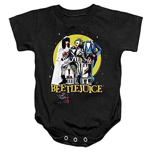 Image of Popfunk Beetlejuice Poster Revisited Infant Baby Boys & Girls Onesie Snapsuit