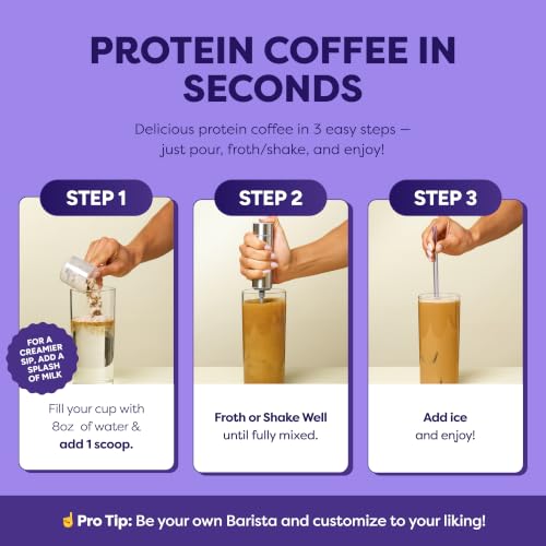 Image of Javvy Protein Coffee for Cold Brew & Iced Coffee, Pumpkin Spice | 10g Whey Protein, 100% Natural Cold Brew, Zero Artificial Flavors & Sweeteners, 80mg Caffeine, No Added Sugar