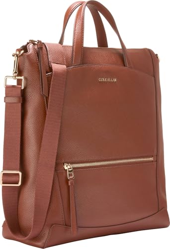 Cole Haan Grand Ambition Leather Backpack, Dark Cuoio2