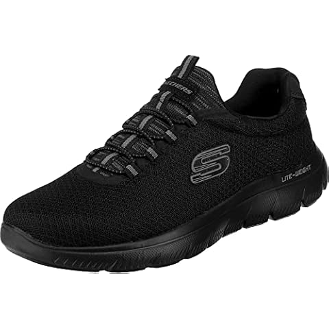 Skechers Men's Summits Black Mesh Trainers Cover