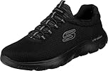 Skechers Men's Summits 52811 Trainers, Black Mesh/Trim, 9 UK
