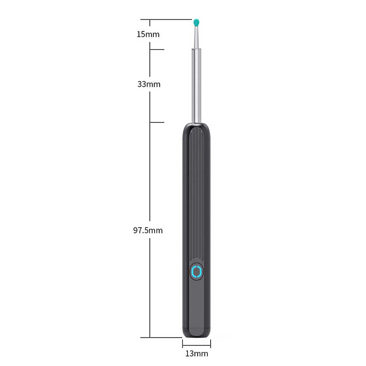 Otoskop do usuwania woskowiny Wodoodporny 1296P WiFi do czyszczenia uszu z aparatem Otoskop z 6 diodami LED i obiektywem 3,6 mm dla iPhone i Android