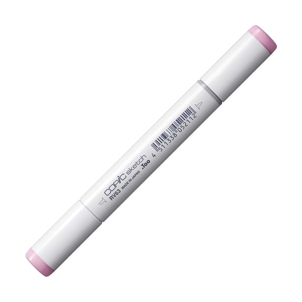 COPIC Sketch - Set di 6 pennarelli a inchiostro permanente a doppia punta, punta a pennello ultra morbida e ampia smussata, ricaricabile – Set di colori tinti