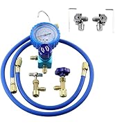 Amazon.co.jp: R1234yf R134a マニホールドゲージセット 4バルブ