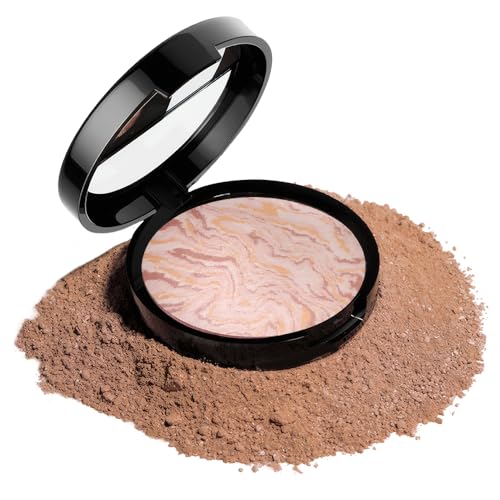 Image of Baked Correcting Pwoder Foundation Makeup, Highlighter Hybrid - Natural Finish, Waterproof Long Lasting, Demi-Matte Natural Finish, Talc-Free, Vegan, 05#