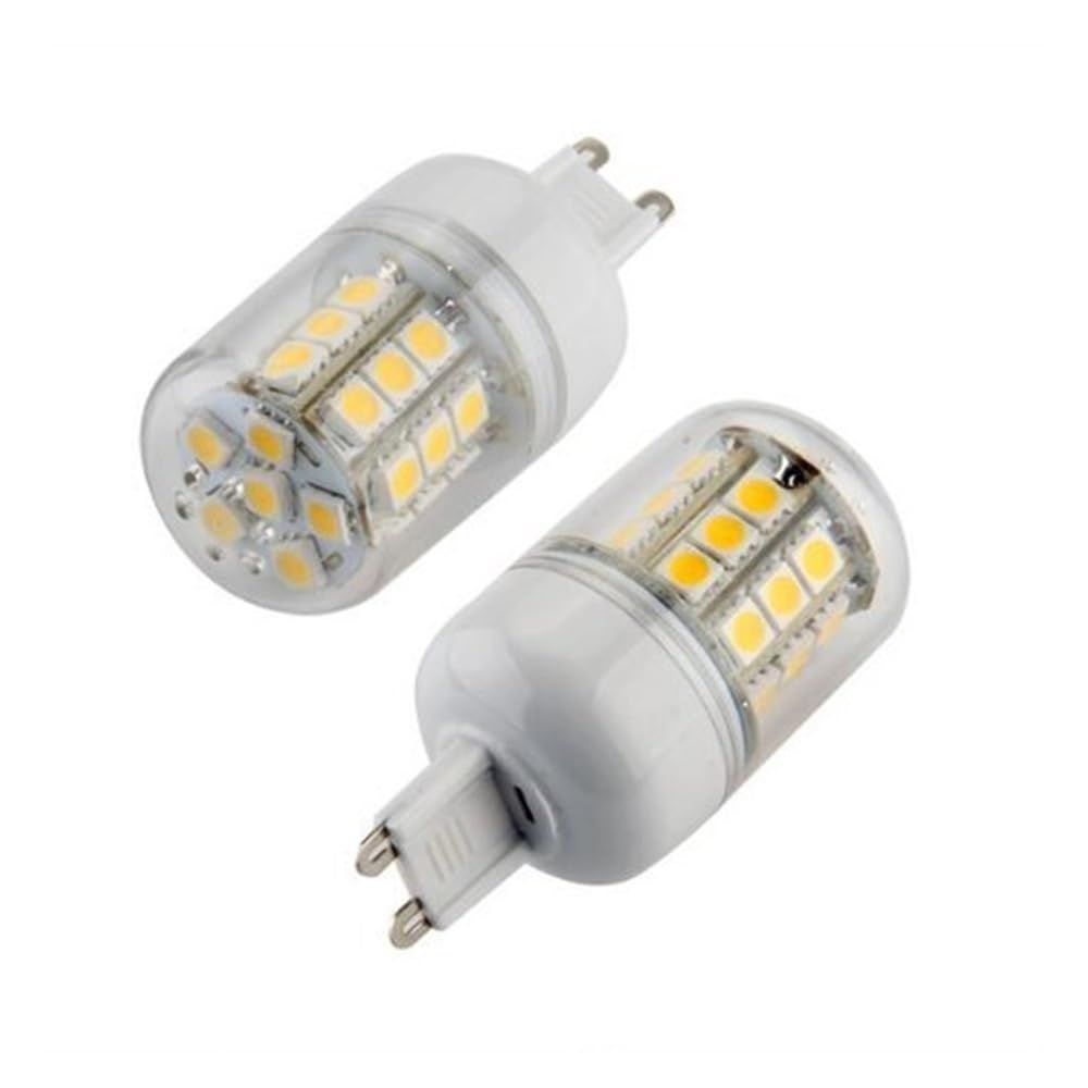 NXCVBNKZJ KJXP Lighting, Pack of 15, LED Corn Lamp AC220V G9 3W 300LM 5050SMD-30LED Light Bulb Spotlight(Warm White)