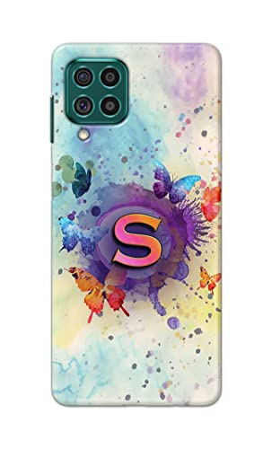 Image of PRINTFIDAA� Printed Hard Back Cover Case for Samsung Galaxy F62 | Samsung Galaxy M62 Back Cover (Alphabet S) -2808