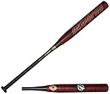 DeMarini 2015 Flipper Aftermath OG Slowpitch Bat, Black/Dark Red/Pale Gold, 34 inch/26 oz