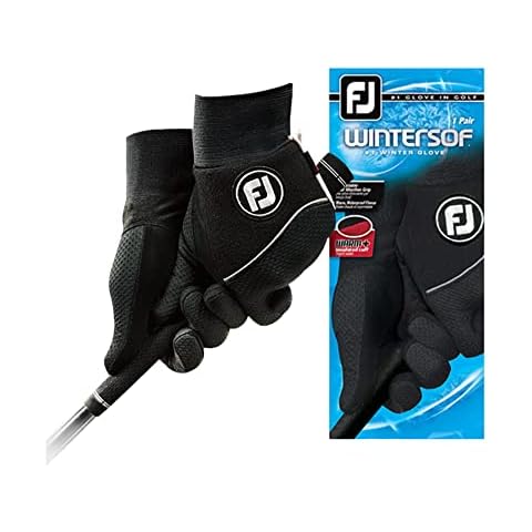 Footjoy Damen WinterSof Wasserdicht Sure-Grip Autosuede Paar Golfhandschuh Cover