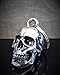 Bravo Bells Skull Bell - Biker Bell Accessory or Key Chain for Good Luck on The Road