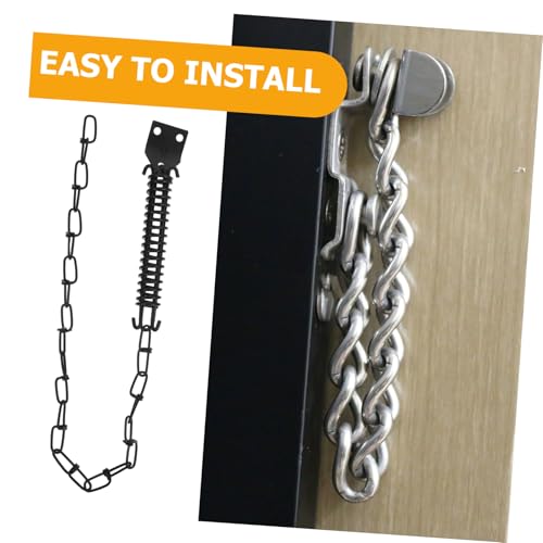 Cadena de seguridad para puertas y ventanas: protector antiviento con juego completo 4