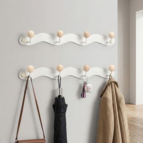 Amazon Frienda 2 Pack Wavy Coat Rack Wall Mount 15 3 Inch Metal amazon-frienda-2-pack-wavy-coat-rack-wall-mount-15-3-inch-metal