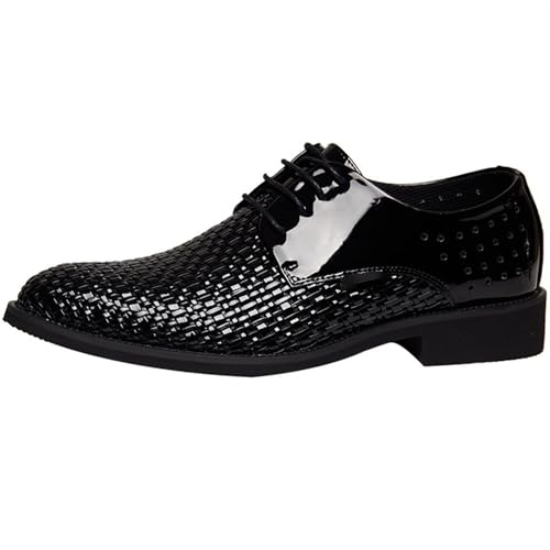 Dress Shoes For Men Men's summer leather shoes fashion soft sole business casual sandals hollow breathable black shoes