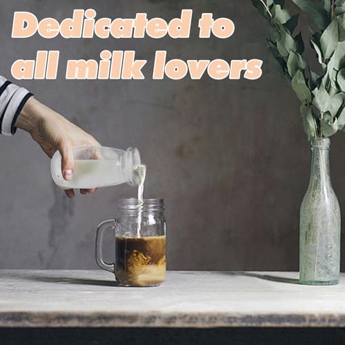 14 Pack 3.38 oz Small Glass Milk Bottle with Lids Reusable Drinking Bottle Clear Mini Glass Bottles Juice Glass Container Bottle Shake Glass Bottles for Drinking Water Juice Honey Supplies