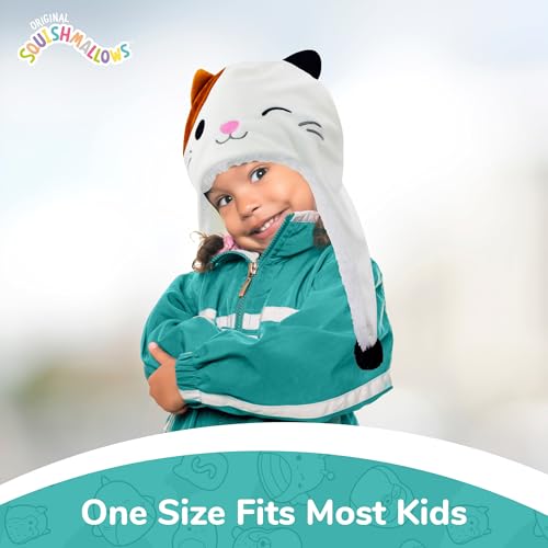 Concept One Squishmallows Beanie Hat, Girls Winter Knit Cap with 3D Ears4