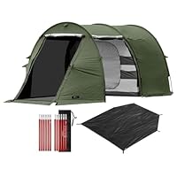 FIELDOOR トンネルテント480 ライトベージュ　UVカット 3〜4人用 FIELDOOR（フィールドア） | トンネルテント 480