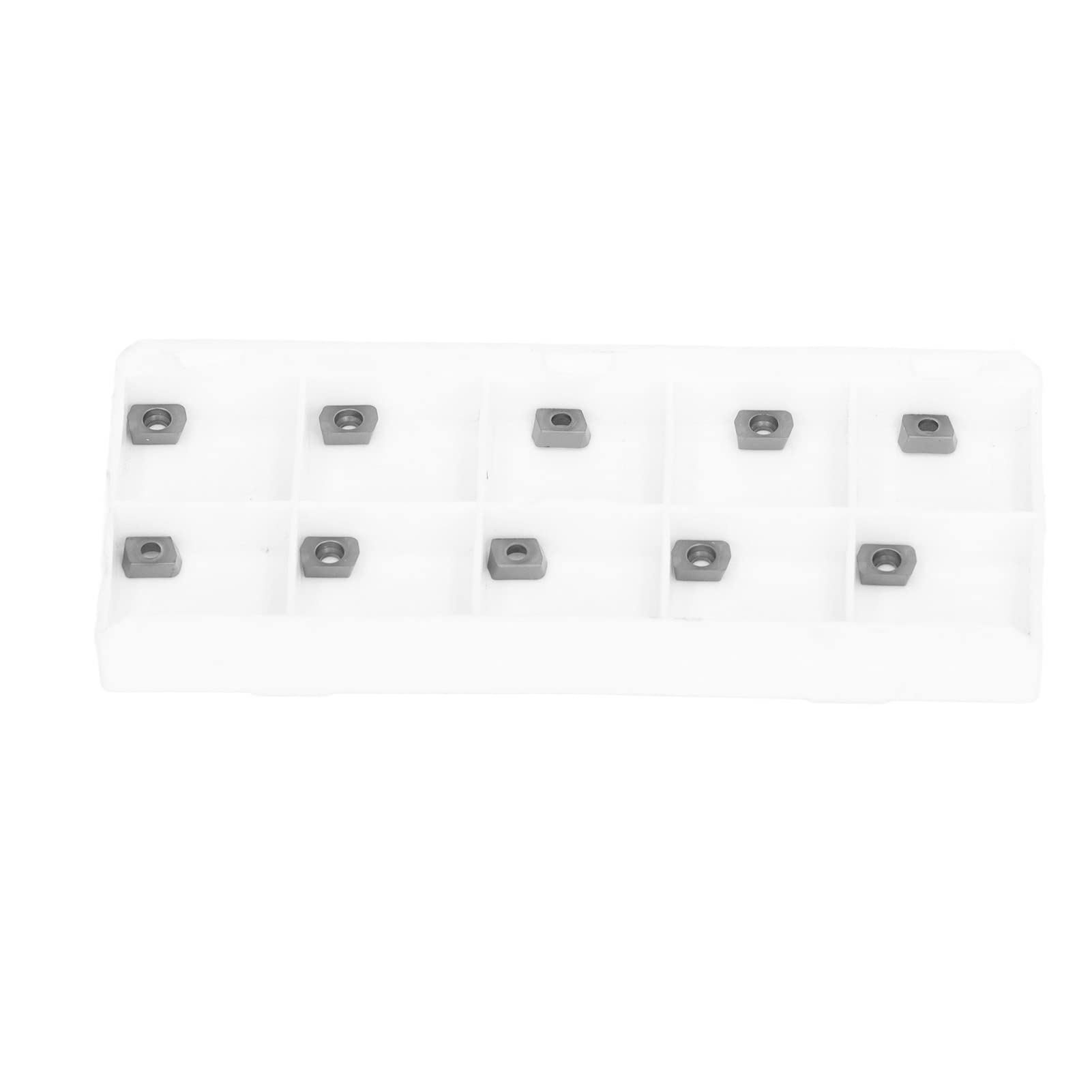 Rankomu 10PCS CNC Lathe Indexable Inserts, Solid Carbide Lathe Insert Blade, Coated Carbide Inserts for Lathe Lathe Tool Holder (LPGT010210ER-GM)