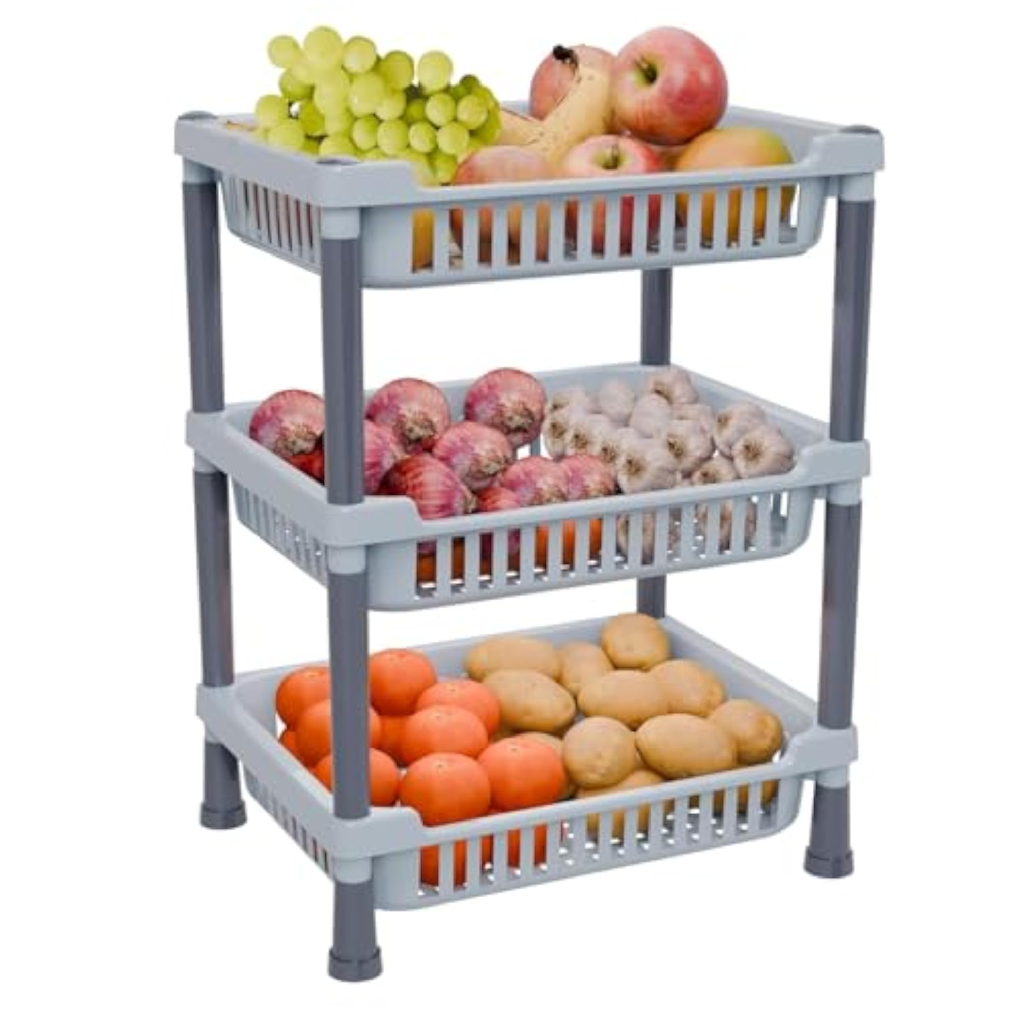 3 Layer Kitchen Storage Rack for Fruits & Vegetables
